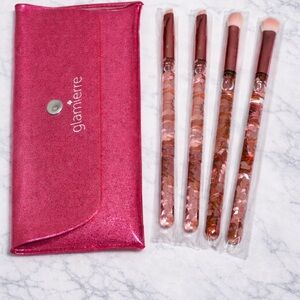 Glamierre Rose Gold Eye Makeup Brush Set | New